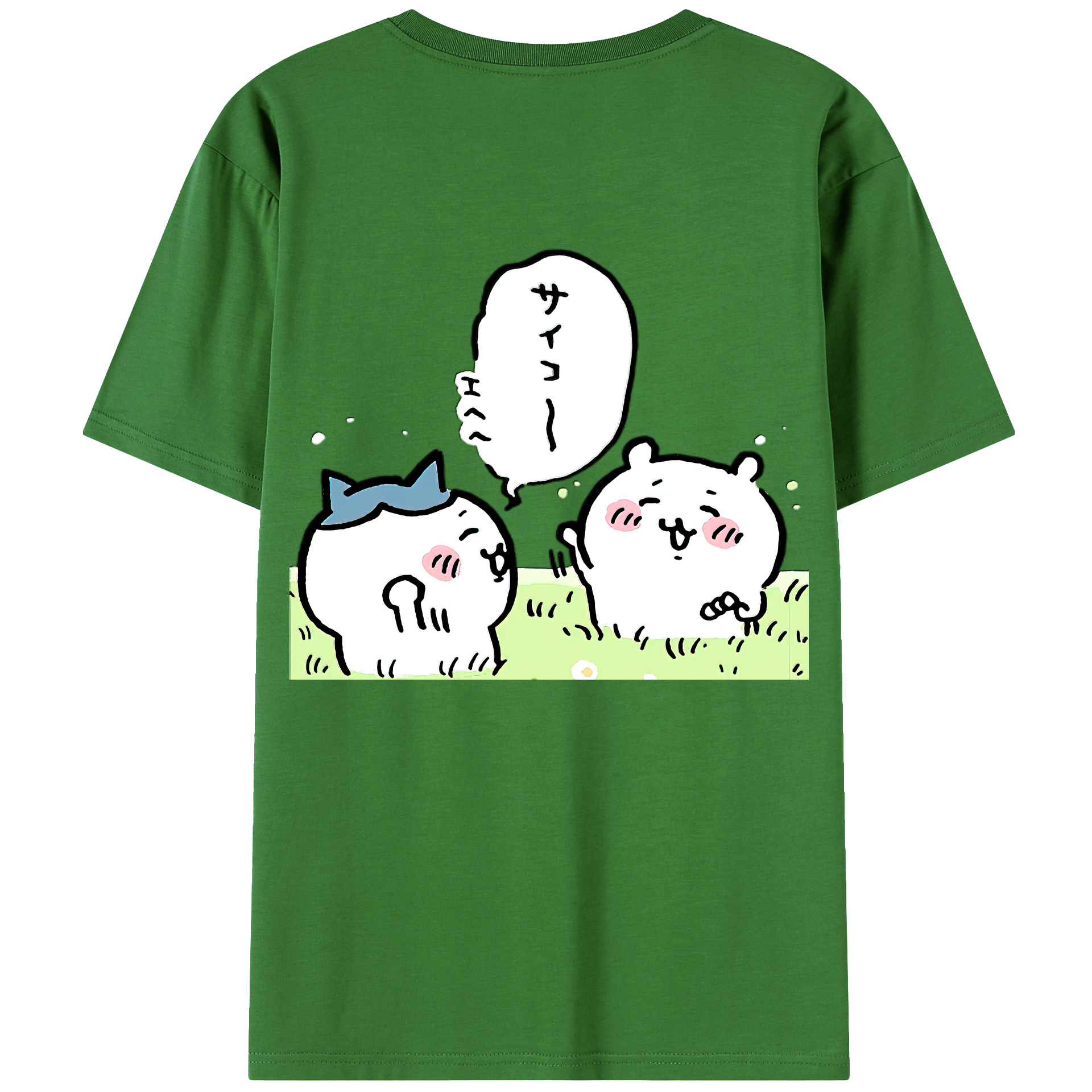 （画像用） ちいかわ ちいかわ Chii-kawa chiikawa レディース半袖Tシャツ(バックプリント)